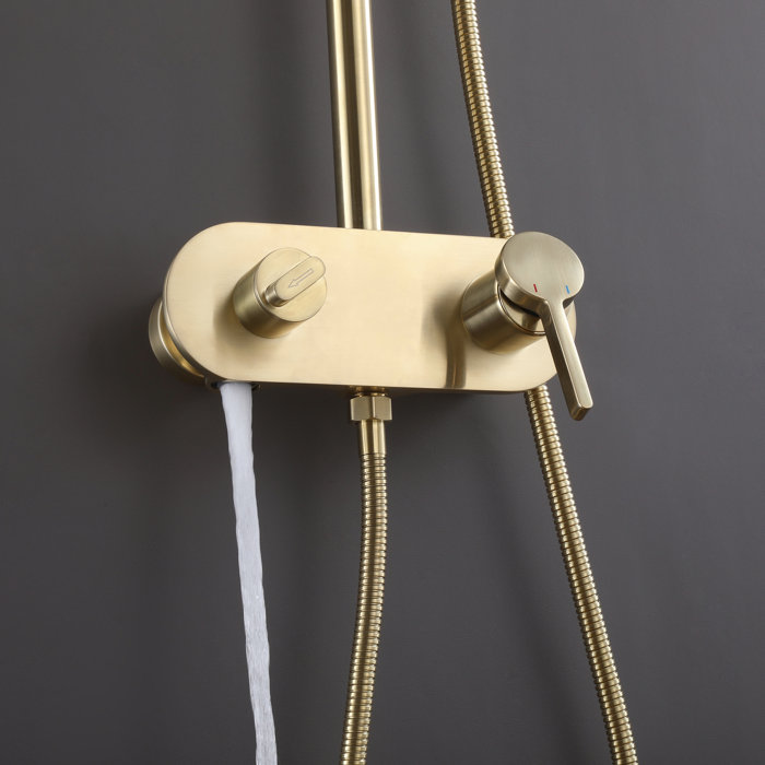 Modland Complete Shower System with Roughin Valve & Reviews Wayfair